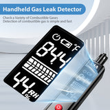Propane and Natural Leak 3-in-1 Temperature & Humidity LCD Display Sniffer Handheld Gas Detector
