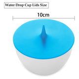 Drop 24 Set Anti-Dust Airtight Seal Mug Cover Silicone Drink Bowl Hot Cup Lids