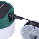 Solar Camping Lantern Hanging Tent Rechargeable 3600mAh lithium-ion Battery Type C Charging Waterprootmosphere Light