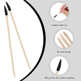 150 PCS Fine Detailing Stick Black Sanding Sticks For Plastic Models Wood Hobby Woodworking