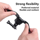 Gopro 9 10 12 Accessories Adjustment Base Mount Riding Helmet Moto For Go Pro Hero xiaomi yi sjcam DJI OSMO Action Camera