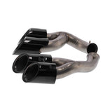 2pcs Quad Exhaust Tip Replacement Tailpipe for GTS Style 68mm Inlet 120mm Outlet Fit for Cayenne 2016 2017 2018 System Parts