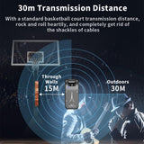 WS-1 2.4GHz Wireless Guitar System Rechargeable Audio Transmitter and Receiver 4 Channels 30m 282º Rotatable Head 5H Endurance