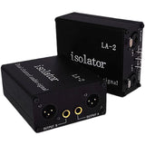 Professional LA2 Audio Isolator Reduction Filter Eliminates Current Noise 6.5 Xlr Mixer Microphone Port