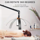 HD-M30X 36W Desktop LED Video Light Half-moon Shaped Fill Lamp Bi-color 3200K-5600K Dimmable for Vlog Beauty Salon Makeup