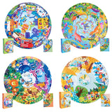 360 Degree Jigsaw Spinner -20.9In Round Holder Rotating Table Puzzle Board For Gift