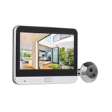 2.4G WiFi Video Doorbell for Apartment - 4.3-inch Display, Tuya APP, 1080P, 120 Degree Visible, Night Vision Peephole