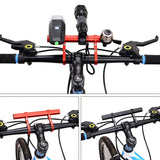 ESLN 10cm 20cm Aluminum Alloy/Carbon Tube Bicycle Handlebar Extender Mount MTB Bike Cycg Headlight Bracket Flashlight Holder