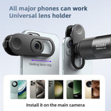 400MM Phone Telephoto for Smarphone Zoom with Universal Lens Clip Cleaning Cloth Storage Bag