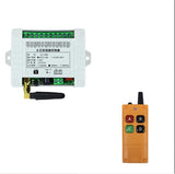 industrial long range Universal pump motor light hine crane RF Remote Control switch 433Mhz 4CH Relay Receiver Transmitter