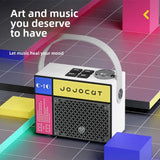 Retro Bluetooth-compatible Speaker Classical Sound Stereo Portable Decoration Mini Speakers TF Card Music Player