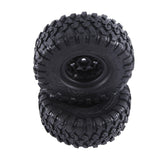 4Pcs 120Mm Metal 1.9Inch Beadlock Wheel Rim Rubber Tire Set For 1/10 RC Crawler Car Traxxas TRX4 RC4WD D90 Axial SCX10
