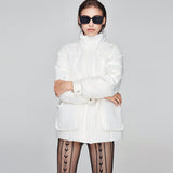 Ladies Waterproof Laser Disposable Shiny Coat