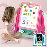 1 pc, Double-Sided Magnetic Drawing Board for Kids - Reversible Whiteboard & Blackboard with Teaching Supplies and Painting Accessories - Perfect Back to School Gift for Boys and Girls