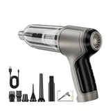 Brushless Cordless Handheld Mini Vacuum Cleaner - Dual Use for Home & Car, with Built-in Battery