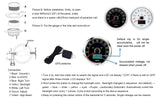 85mm GPS Speedometer Gauge With Antenna 0~200KMH 7 Color BackLight Trip ODO COG Odometer+Turn Light for Marine Car 12V 24V