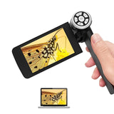 Pocket Microscope With 4 Inch Screen Electronic FHD Video Microscope, Supports Windows PC