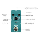 M-VAVE DIG REVERB Digital Guitar Effect Pedal 9 Reverb Types Decay & Mix Control True Bypass Full Metal Shell