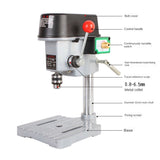 340W Portable High Precision Mini Bench Drill Full Copper Large Motor High Power Small Volume Mini Bench Drill