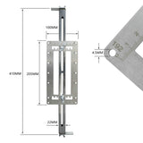 Handle Positioning Punch Center Drill Bit Guide Sleeve Adjustable Locator Woodworking Tools