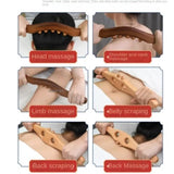 Rolling health home beauty salon rushing beech wood massage scraping stick meridian dredging body genera