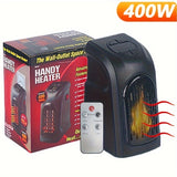 1pc, Small Heater With Heating And Fan Modes, Wall Portable Heater, Remote Control Heater, Thermostat Electric Space Heater, For Home Office School Thanksgiving Halloween Christmas Wedding Birthday Gift Fall Winter Essential