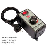 220V Angle Grinder Governor Controller 4000W Hand Drill Polishing hine Fan Stepless Speed Control Switch