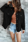 Women's Shirt Solid Color Lapel Pit Strip Casual