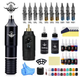 Full Of Tools Pen Set Tattoo Motor hine Maquina Para Tatuar