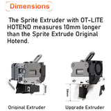 Trianglelab CHCB-OT Hotend Comaptible with Creality /Creality K1 Max/ CR-M4 Extruder Higher w Rate for 8 Nozzle