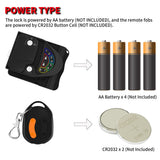 RV Camper Door Lock Keyless Entry with Deadbolt Backlit Keypad Wireless Fob Zinc Alloy Fit 2.75" x 3.75"
