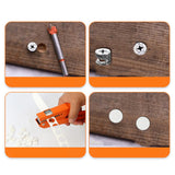 Edge Banding Pliers Punching 15MM Countersink Drill Bit Screw Hole Hat Woodworking Tool