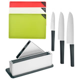 Knife Smart Knives for Kitchen Cutting Boards Set Chopping Board with Holder