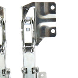 2Pcs Fridge Hinges,Refrigerator Hinges,Fridge Freezer Door Repair,Flat Hinges Mounting Screws for Household