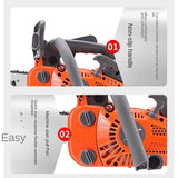 HL2550 two-stroke pure gasoline chainsaw high-power fuel-saving logging easy to start gasoline engine chain saw manufacturers
