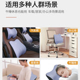 Car headrest protects cervical vertebrae for safe driving