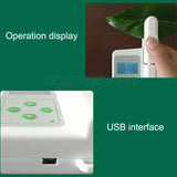 TYS-4N Portable Chlorophyll Tester Detector Meter Handheld Digital Plant Nutrition Nitrogen Content Temperature Humidity Monitor