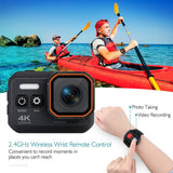 Action Camera 4K 60FPS Wifi Remote Control 30m Waterproof 170° Wide Angle Motion Camcorder Dash Cam Sport Cameras Pro