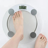 1pc Transparent Circular Scale, Intelligent Electronic Scale, Precise and Healthy Weight Loss Human Scale, Weighing Device