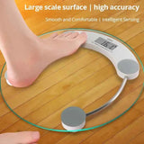 1pc Transparent Circular Scale, Intelligent Electronic Scale, Precise and Healthy Weight Loss Human Scale, Weighing Device