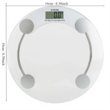 1pc Transparent Circular Scale, Intelligent Electronic Scale, Precise and Healthy Weight Loss Human Scale, Weighing Device