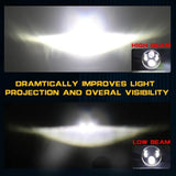 1pcs 5.75inch LED Headlight Motocycle For Harley Sportster 1200 883 Street 500 750 5-3/4" Projector Led Halo Angel Eyes Headlamp