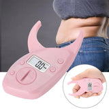 1pcs Pink Electronic Body Fat Caliper Monitors Analyzer Digital Skinfold Measurement Tester Caliper Muscle Test Fat Condition
