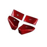 Real Carbon Fiber Sticker For C8 2020-2023 Car Steering Wheel Panel Cover Interior Accessories
