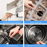 2.0 MP Endoscope Camera IP67 Waterproof Hard Wire Pipeline Inspection Borescope With 8 Adjustable LED For IOS Iphone