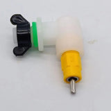 2/4/6 Pcs Rabbit Chicken Water Nipple Drinkers Quail Chicks Turkeys Ducks Poultry Water Nipples Leak-Proof Automatic Spring Type