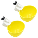 2/4/6PCS Automatic Poultry Drinker Chicken Duck Drinking Machine Hanging Water Cup Drinking Bowls Drinking Dispenser Tools