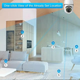 2.4G E27 Bulb Surveillance Camera Home Night Vision Wireless Camera 1MP CCTV Video Security Protection Camera Wifi IP Monitor