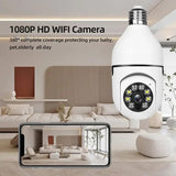 2.4G E27 Bulb Surveillance Camera Home Night Vision Wireless Camera 1MP CCTV Video Security Protection Camera Wifi IP Monitor
