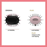 2-in-1 Flipped Pink Hair Dryer Brush Soft Touch Hot Air Brush 3.0 Hair Styler for Smooth, Frizz-Free for All Hair Type